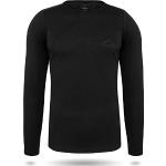 Schwarze Normani Bio Thermo-Unterhemden mit Australien-Motiv für Herren Größe XXL 