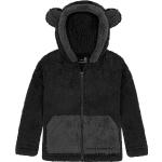 Schwarze Normani Teddyjacken für Kinder & Teddy Fleece Jacken für Kinder aus Fleece für Jungen 