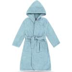 Hellblaue Normani Bio Kinderbademäntel aus Baumwolle maschinenwaschbar für Jungen Größe 146 