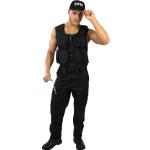 Schwarze Normani Polizei-Kostüme aus Polyester für Herren Größe XS 