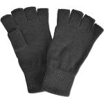 Schwarze Normani Strick-Handschuhe für Herren Größe L 