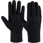 Herren Handschuhe Winter Strick Schwarz Grau M L XL