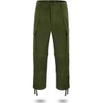 Olivgrüne Atmungsaktive Normani Zip Off Hosen & Zipphosen aus Baumwolle für Herren Größe 3 XL 