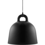 Schwarze Moderne Normann Copenhagen Bell Pendelleuchten & Pendellampen mit Kopenhagen-Motiv 