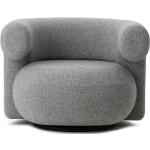 Normann Copenhagen Burra Lounge Chair/ Drehsessel grau/Kvadrat Hallingdal 0110 (70% Schurwolle, 30% Viskose)/BxHxT 95x72,5x79,5cm grau BxHxT 95x72,5x79,5cm