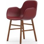Rote Skandinavische Designer Stühle Strukturierte aus Leder gepolstert Breite 50-100cm, Höhe 50-100cm, Tiefe 50-100cm 