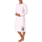 Normann Nachthemd »Damen Nachthemd langarm mit 105 cm Länge und Kopfleiste am Hals - 281 210 740«, rosa