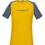Reduzierte Gelbe Norrona fjora equaliser T-Shirts für Damen Größe M 