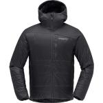 Schwarze Winddichte Norrona falketind Gore-Tex-Jacken mit Reißverschluss aus Nylon mit Kapuze für Herren Größe XL 