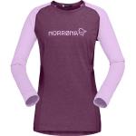 Norrona Fjora Equaliser Lightweight Long Sleeve Women Dark Purple/Violet Tulle ( (M)