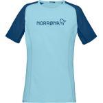 Norrona Fjora Equaliser Lightweight T-Shirt Blau, Damen T-Shirts, Größe XS - Farbe Trick Blue %SALE 30%