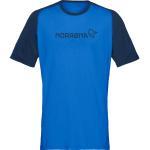 Norrona Herren Fjora Equaliser Lightweight T-Shirt (Größe S, Blau)