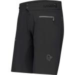 Norrona - MTB-Shorts - Fjora Flex1 Light Shorts M'S Caviar Black für Herren aus Softshell - Größe L - schwarz