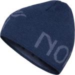 Norrona - Beanie aus Merinowolle - /29 Merinoull Logo Beanie Indigo Night Melange für Damen aus Wolle - Navy blau