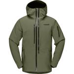 Norrona - Ultra-resistente Skijacke Gore-Tex Pro - Lofoten Gore-Tex Pro Plus Jacket M'S Olive Night für Herren - Größe S - Khaki