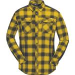 Gelbe Norrona svalbard Shirts mit Tasche mit Reißverschluss aus Flanell für Herren Größe XL 