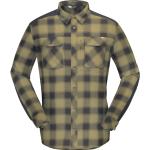 Norrona Svalbard Flannel Shirt Men Olive Drab/Slate Grey (S)