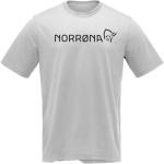 Norrona - T-Shirt aus Bio-Baumwolle - /29 Cotton Norrøna Viking T-Shirt M'S Drizzle Melange für Herren aus Baumwolle - Größe S - Grau