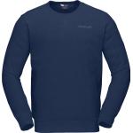 Indigofarbene Norrona Herrensweatshirts aus Fleece Größe M für den für den Herbst 