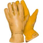 Norrona - Lederhandschuhe - Svalbard Leather Gloves Unisex Kangaroo für Herren - Größe M - aus Leder - Gelb