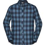 Indigofarbene Norrona Tamok Outdoor-Hemden mit Reißverschluss für Herren Größe XL für den für den Herbst 