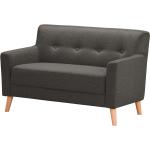 Schwarze Moderne Norrwood Zweisitzer-Sofas aus Stoff Breite 100-150cm, Höhe 50-100cm, Tiefe 50-100cm 2 Personen 