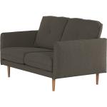 Dunkelgraue Moderne Norrwood Zweisitzer-Sofas aus Stoff Breite 100-150cm, Höhe 50-100cm, Tiefe 50-100cm 2 Personen 