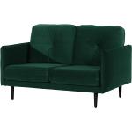 Grüne Norrwood Zweisitzer-Sofas aus Samt Breite 100-150cm, Höhe 50-100cm, Tiefe 50-100cm 2 Personen 