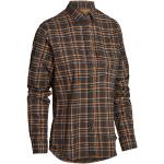 Reduzierte Braune Karo Northern Hunting Outdoor-Hemden aus Baumwolle für Damen Größe L 