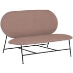 Pinke Minimalistische Northern Zweisitzer-Sofas aus Metall Breite 100-150cm, Höhe 100-150cm, Tiefe 50-100cm 2 Personen 