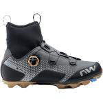 Anthrazitfarbene NorthWave Celsius Gore Tex MTB Schuhe mit Reflektoren für Herren Größe 40 