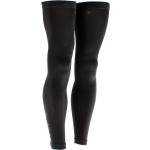 Schwarze Beinstulpen aus Polyester für Damen Größe M 