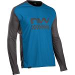 Northwave MTB-Jersey Langarm Edge Blau S