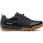Schwarze NorthWave MTB Schuhe mit Schnürsenkel für Herren Größe 44 