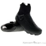 Schwarze NorthWave Celsius Gore Tex MTB Schuhe mit Koala-Motiv aus Neopren mit Reflektoren für den für den Winter 