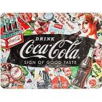 Nostalgic Art Coca Cola Blechschilder aus Stahl 