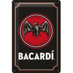 Nostalgic Art Blechschild 20x30 cm Bacardi - Logo Black