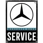 Silberne Nostalgic Art Mercedes Benz Merchandise Büroeinrichtung mit Automotiv 