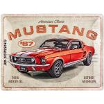 Rote Retro Nostalgic Art Ford Mustang Blechschilder 