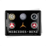 Bunte Retro Nostalgic Art Mercedes Benz Merchandise Grußkarten mit Automotiv DIN A6 