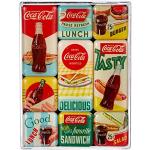 Retro Nostalgic Art Coca Cola Kühlschrankmagnete 9-teilig 