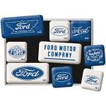 Retro Nostalgic Art Ford Kühlschrankmagnete 9-teilig 