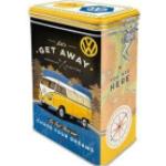 Retro Nostalgic Art Volkswagen / VW Bulli / T1 Rechteckige Kaffeedosen aus Metall mit Deckel 