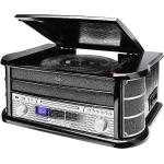 Nostalgie-Stereoanlage mit MP3-Direktaufnahmefunktion, Schwarz