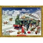 Coppenrath Verlag Bilder Adventskalender mit Eisenbahn-Motiv 