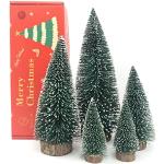 Reduzierte Grüne Mini Weihnachtsbäume & Tisch Weihnachtsbäume aus Kiefer 5-teilig 