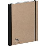 Braune Persen Sketchbooks & Skizzenbücher mit Insekten-Motiv DIN A4 