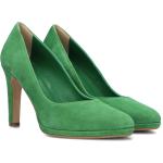 Reduzierte Grüne Notre-V Damenpumps aus Veloursleder Größe 41 mit Absatzhöhe über 9cm 