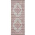Rosa Vintage Nouristan Kelim Teppiche aus Polyester 80x150 