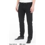 Reduzierte Schwarze REELL Tapered Jeans aus Baumwolle für Herren Weite 32, Länge 34 